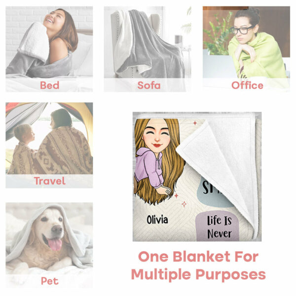 10 Reasons Why I Love You - Personalized Photo Blanket - Christmas Gift For Husband Wife Couple, Anniversary - Image 4