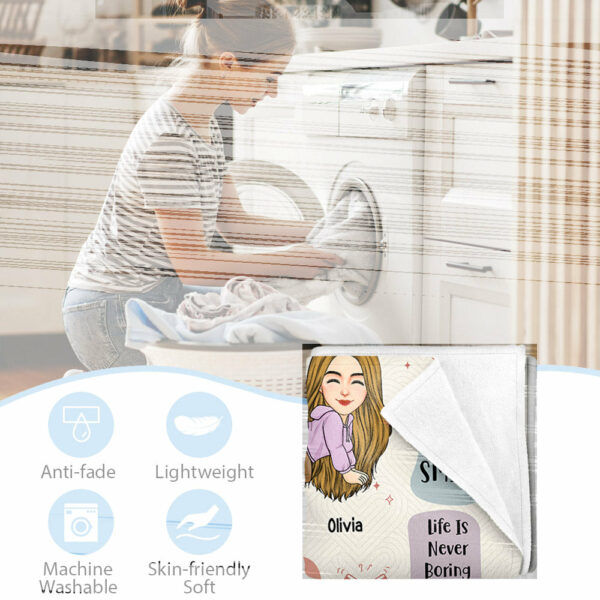10 Reasons Why I Love You - Personalized Photo Blanket - Christmas Gift For Husband Wife Couple, Anniversary - Image 5