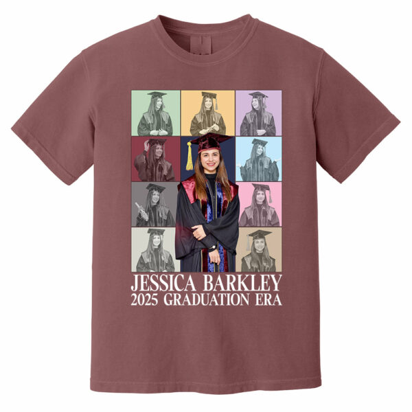 2025 Graduation Era - Custom Photo Eras Tour Shirt For 2024 Senior, Graduation, Custom Photo Family Shirt, 2024 Graduation - Image 2