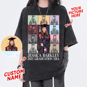 2025 Graduation Era - Custom Photo Eras Tour Shirt For 2024 Senior, Graduation, Custom Photo Family Shirt, 2024 Graduation