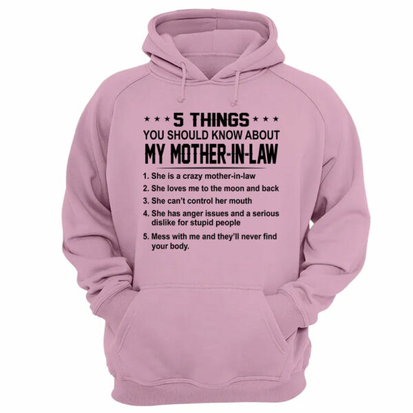 5 Things You Should Know About My Mother In Law Shirt Perfect Gift For Son-In-Law - Image 8