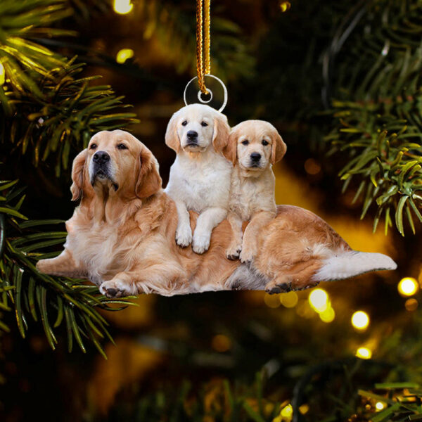 Acrylic Ornament Upload Photo Personalized Christmas Gift For Dog Lover - Image 4