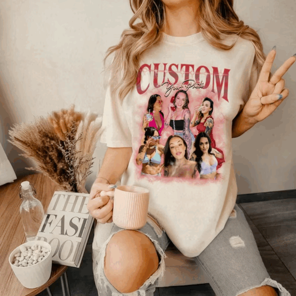 Adult Custom Basketball Bootleg Shirt 90s Vintage Bootleg Custom Basketball Player Personalized T Shirt - Image 7