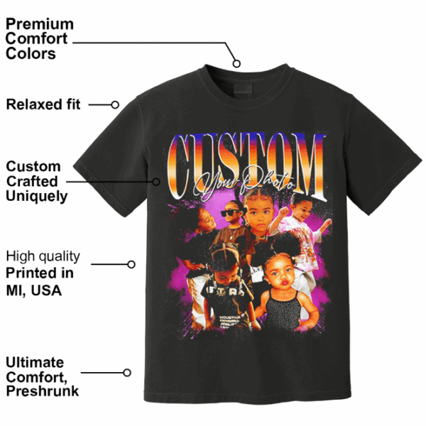 Adult Custom Bootleg Rap Tee Custom Photo Vintage 90s Shirts - Image 2