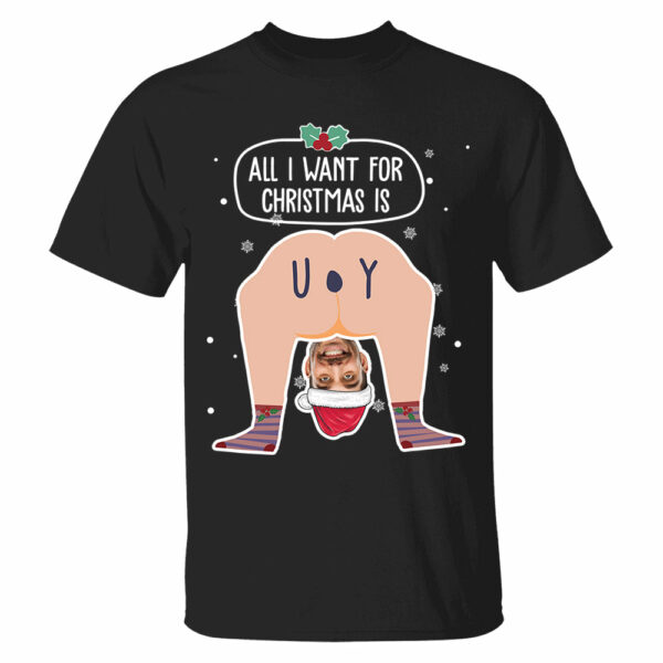 Adult Custom Photo Funny Shirt For Couple - Image 2