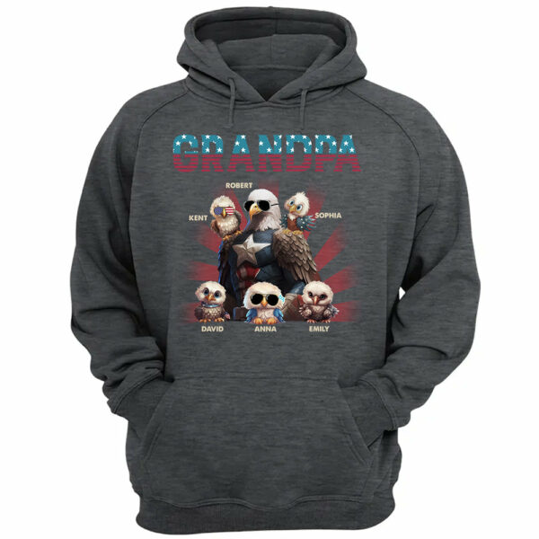 America Eagle Personalized Patriotic Bald Eagle Shirt - Image 6