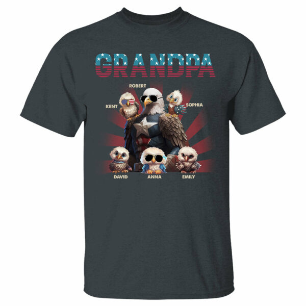 America Eagle Personalized Patriotic Bald Eagle Shirt - Image 5