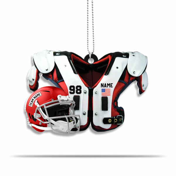 American Football Car Ornament - Personalized Ornament Gift For Football Player Football Lovers - Image 6