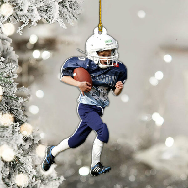 American Football Player Photo Personalized Ornament Gift For Football Player Football Lovers H2511 - Image 6