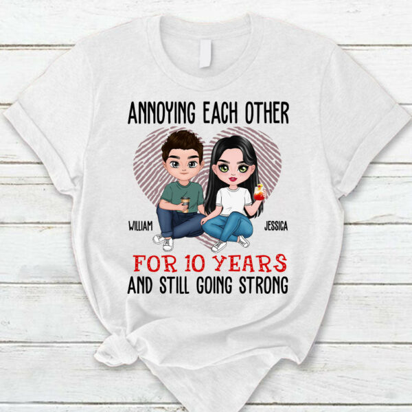 Annoying Each Other For Years And Still Going Personalized Shirt For Couple Lover Gift For Husband Wife - Image 2