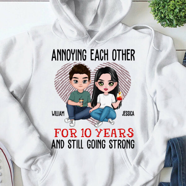 Annoying Each Other For Years And Still Going Personalized Shirt For Couple Lover Gift For Husband Wife - Image 10