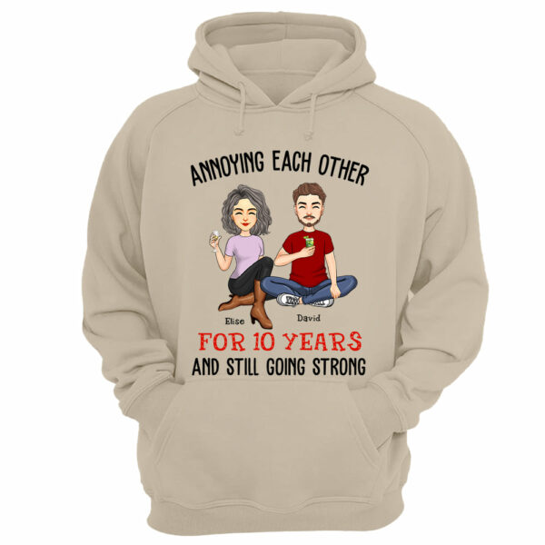 Annoying Each Other For Years And Still Going Strong Anniversary Wedding Shirt Gift For Husband Wife Dad Mom - Image 10