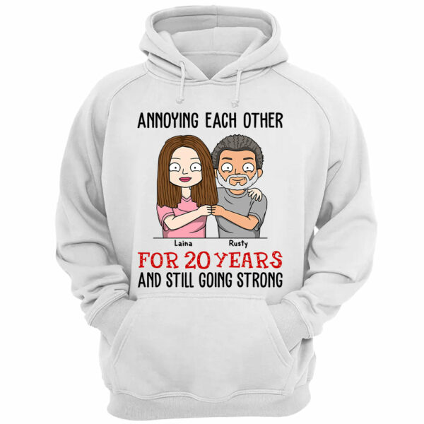 Annoying Each Other For Years And Still Going Strong Personalized Shirt Gift For Couple - Wedding Anniversary Gift - Image 4
