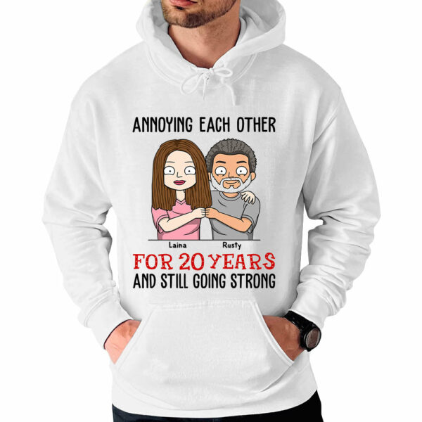 Annoying Each Other For Years And Still Going Strong Personalized Shirt Gift For Couple - Wedding Anniversary Gift - Image 5