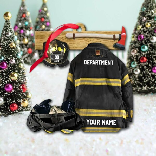 Armor Custom Shaped Acrylic Personalized Ornament Gift For Firefighter Fireman - Image 5