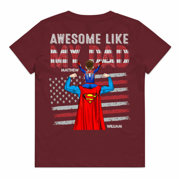 Awesome Like Mine, Personalized Matching Shirts For Dad And Children T1807 - Image 8