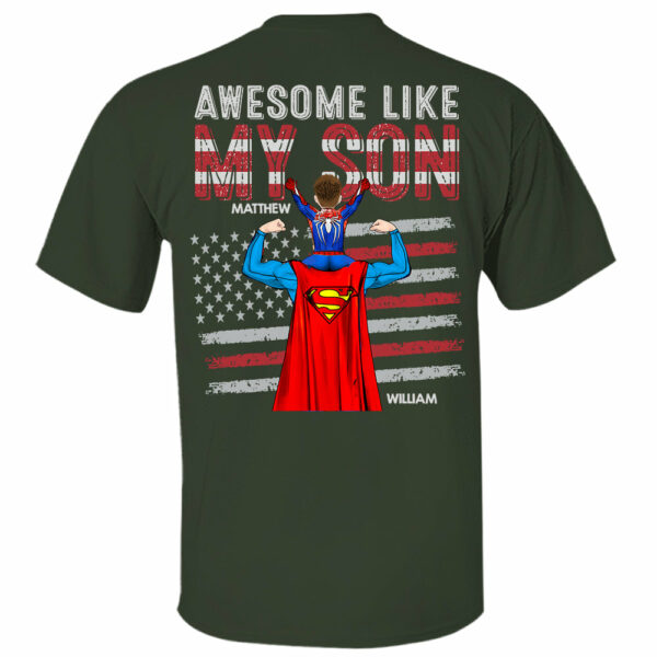 Awesome Like Mine, Personalized Matching Shirts For Dad And Children T1807 - Image 12
