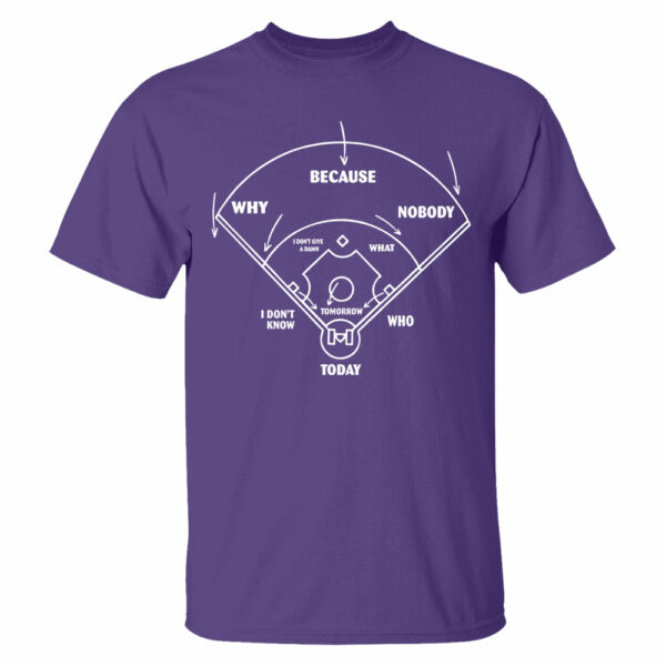 Baseball Classic Comedy Routine Who's on First Classic - Personalized Shirt - Image 11