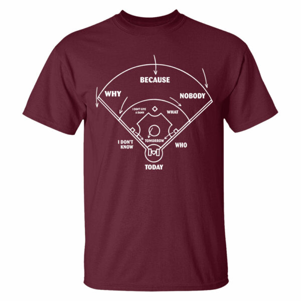 Baseball Classic Comedy Routine Who's on First Classic - Personalized Shirt - Image 7