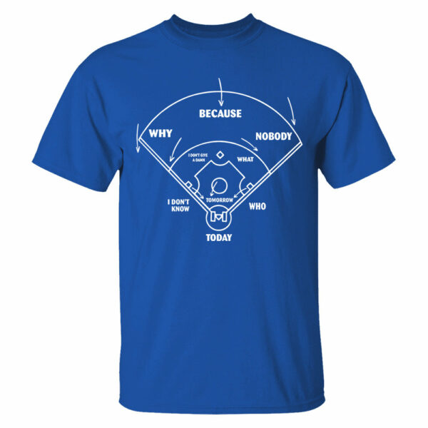Baseball Classic Comedy Routine Who's on First Classic - Personalized Shirt - Image 6