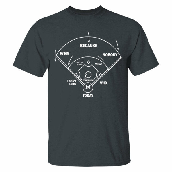 Baseball Classic Comedy Routine Who's on First Classic - Personalized Shirt - Image 3