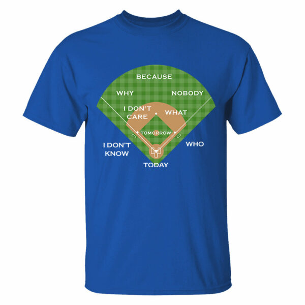 Baseball Classic Comedy Routine Who's on First Classic - Personalized Shirt Vr2 - Image 6