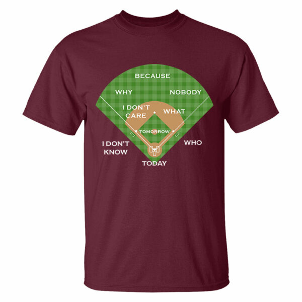Baseball Classic Comedy Routine Who's on First Classic - Personalized Shirt Vr2 - Image 7