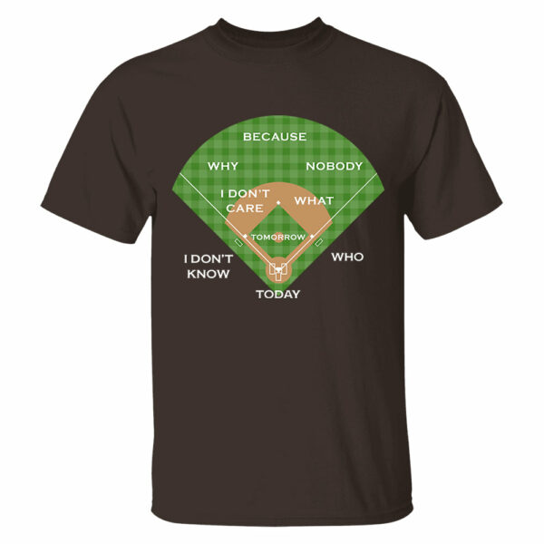 Baseball Classic Comedy Routine Who's on First Classic - Personalized Shirt Vr2 - Image 5