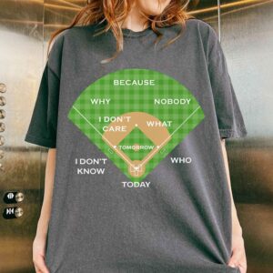 Baseball Classic Comedy Routine Who's on First Classic - Personalized Shirt Vr2