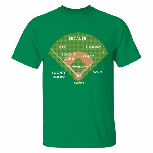 Baseball Classic Comedy Routine Who's on First Classic - Personalized Shirt Vr2 - Image 11