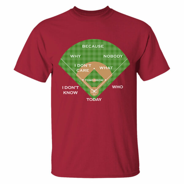 Baseball Classic Comedy Routine Who's on First Classic - Personalized Shirt Vr2 - Image 9