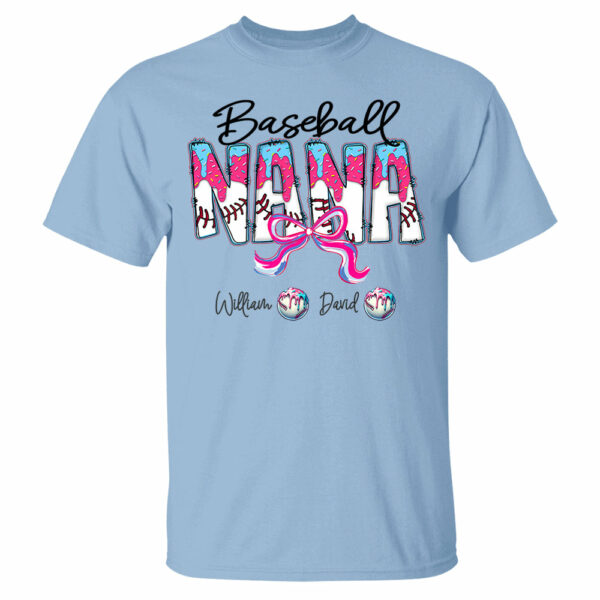 Baseball Drip Nana - Custom Nickname & Kid Names - Personalized Shirt Gift For Grandma NA04 - Image 14