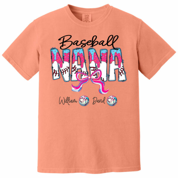 Baseball Drip Nana - Custom Nickname & Kid Names - Personalized Shirt Gift For Grandma NA04 - Image 8