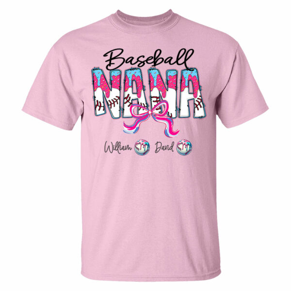 Baseball Drip Nana - Custom Nickname & Kid Names - Personalized Shirt Gift For Grandma NA04 - Image 12