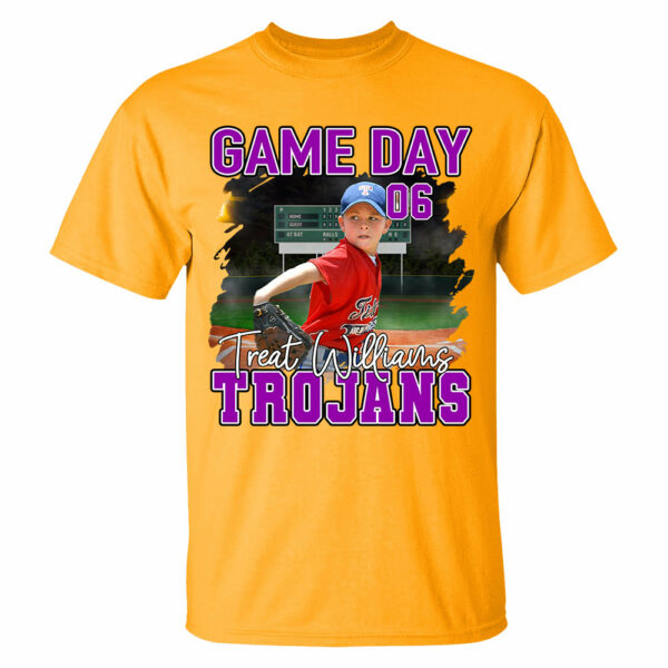 Baseball Game Day Personalized Shirt Custom Team Name Gift For Baseball Player - Image 3