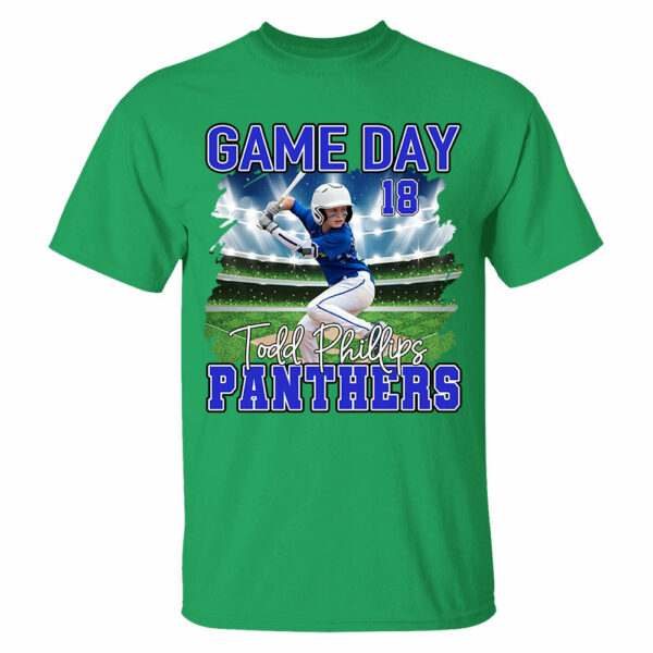 Baseball Game Day Personalized Shirt Custom Team Name Gift For Baseball Player - Image 5