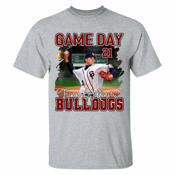 Baseball Game Day Personalized Shirt Custom Team Name Gift For Baseball Player - Image 4