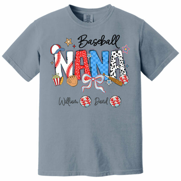 Baseball Mama - Personalized Shirt Gift For Grandma - Image 13