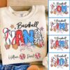Baseball Mama - Personalized Shirt Gift For Grandma