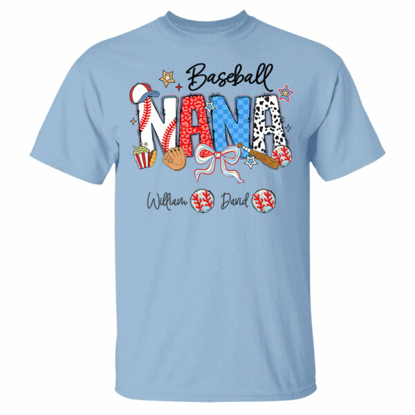 Baseball Mama - Personalized Shirt Gift For Grandma - Image 9