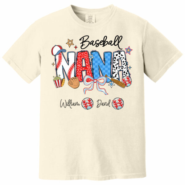 Baseball Mama - Personalized Shirt Gift For Grandma - Image 12