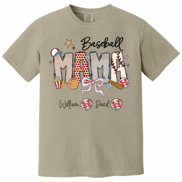 Baseball Mama - Personalized Shirt Gift For Grandma Vr2 - Image 15