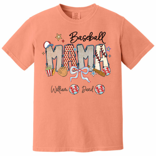 Baseball Mama - Personalized Shirt Gift For Grandma Vr2 - Image 16