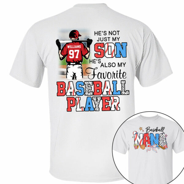 Baseball Mama, Personalized Shirt Gift For Baseball Lover A2110 - Image 2