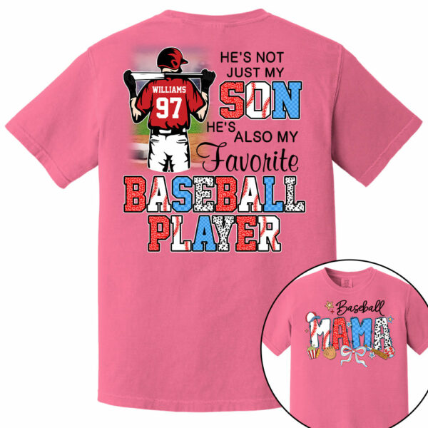 Baseball Mama, Personalized Shirt Gift For Baseball Lover A2110 - Image 10