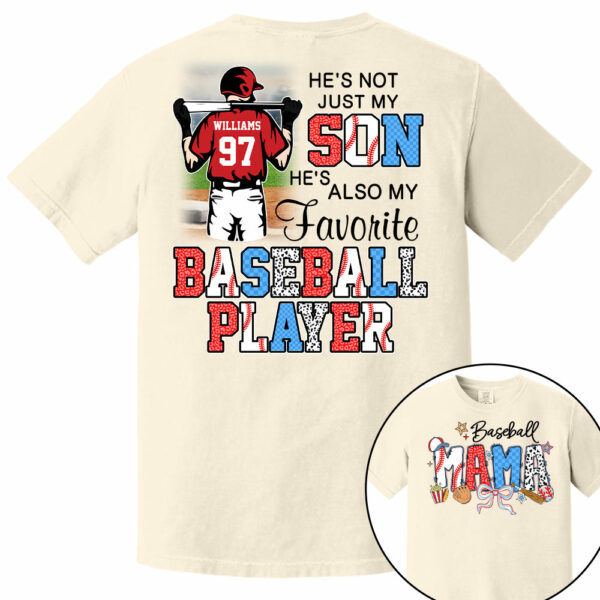 Baseball Mama, Personalized Shirt Gift For Baseball Lover A2110 - Image 7