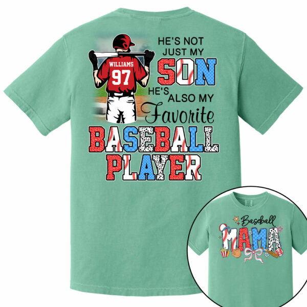 Baseball Mama, Personalized Shirt Gift For Baseball Lover A2110 - Image 9