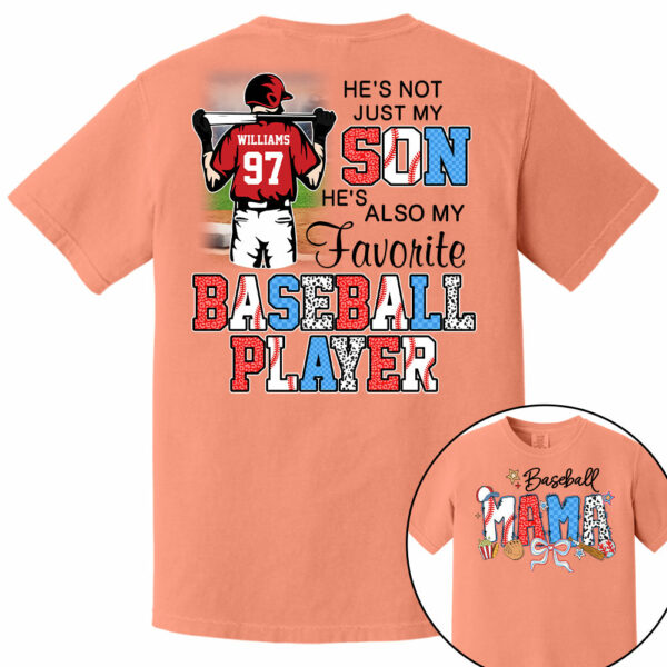 Baseball Mama, Personalized Shirt Gift For Baseball Lover A2110 - Image 14