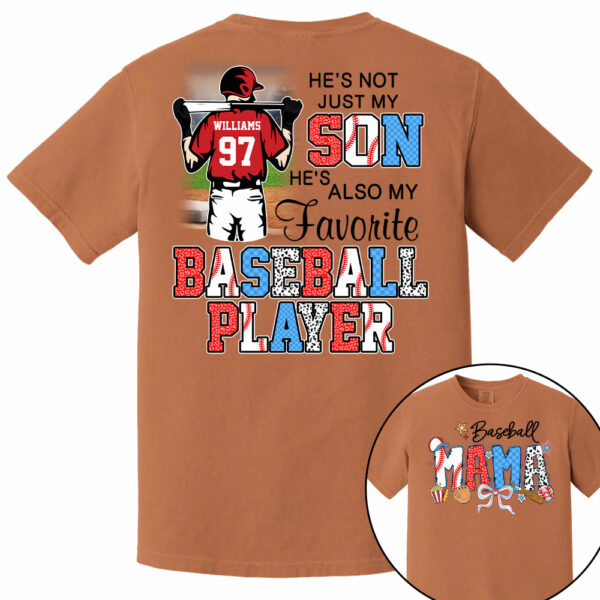 Baseball Mama, Personalized Shirt Gift For Baseball Lover A2110 - Image 12