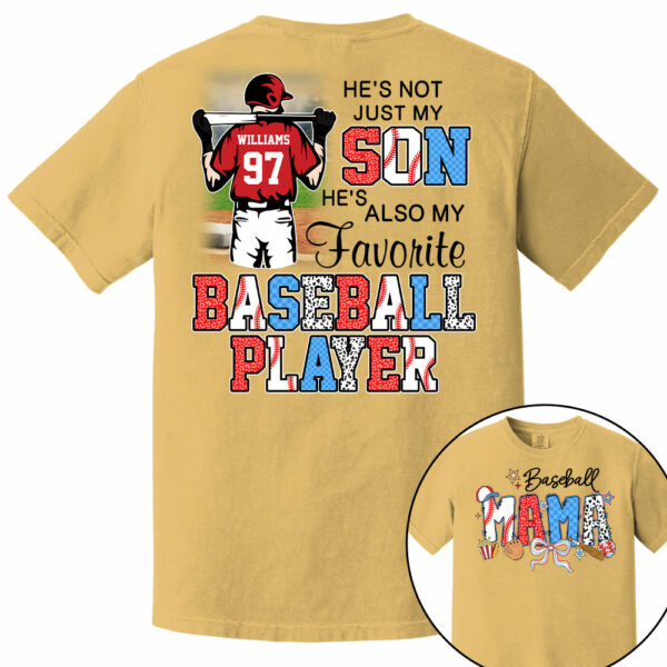 Baseball Mama, Personalized Shirt Gift For Baseball Lover A2110 - Image 13